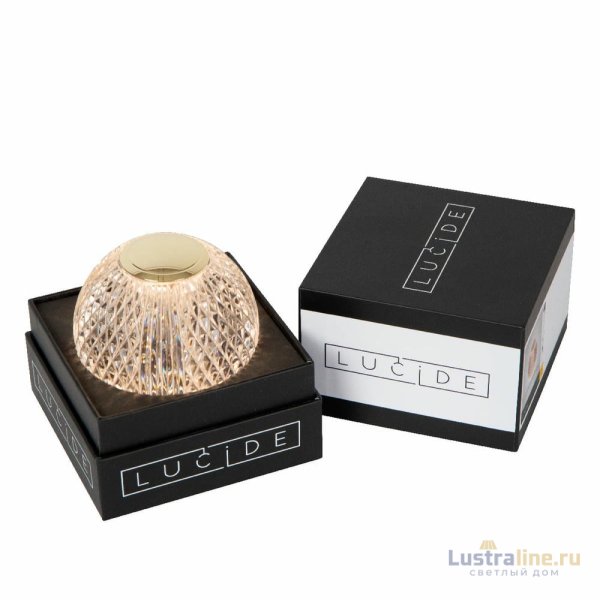 Настольная лампа с аккумулятором Lucide Cintra 13599/09/60 Настольная лампа с аккумулятором Lucide Cintra 13599/09/60