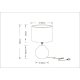 Настольная лампа Arte Lamp Nusakan A5034LT-1WH