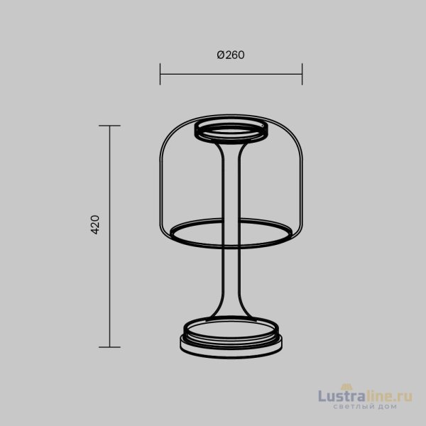 Настольная лампа Maytoni Spirito MOD286TL-L18B3K Настольная лампа Maytoni Spirito MOD286TL-L18B3K