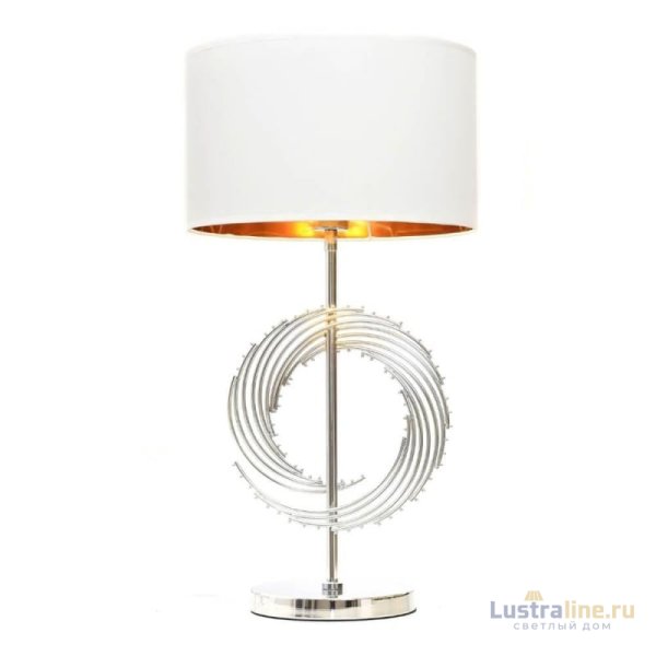 Настольная лампа Lumina Deco Fabi LDT 5531 CHR+WT