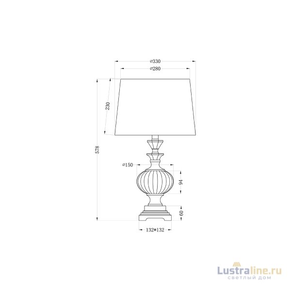 Настольная лампа Garda Decor 22-86946 Настольная лампа Garda Decor 22-86946