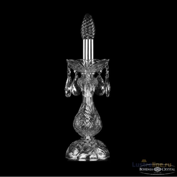 Настольная лампа Bohemia Ivele Crystal 1402L/1-31 Ni