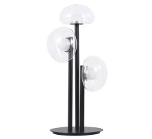 Настольная лампа Crystal Lux BOSQUE LG3 BLACK/TRANSPARENT Настольная лампа Crystal Lux BOSQUE LG3 BLACK/TRANSPARENT