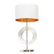 Настольная лампа Lumina Deco Fabi LDT 5531 CHR+WT