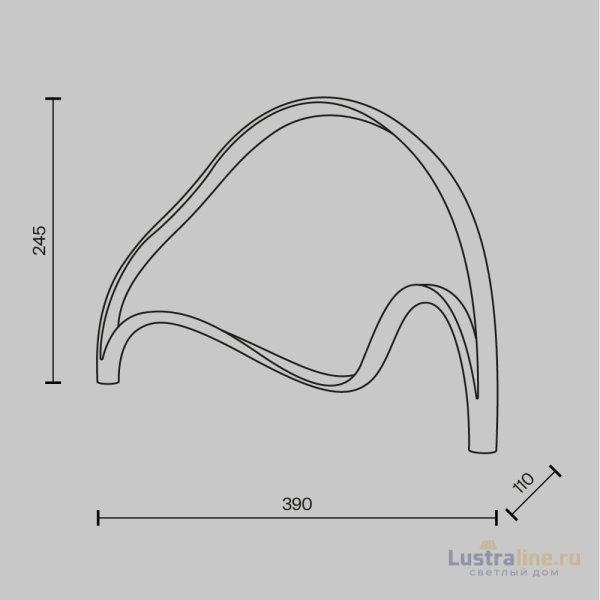 Настольная лампа Maytoni Plons MOD283TL-L12BS3K Настольная лампа Maytoni Plons MOD283TL-L12BS3K