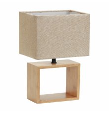Настольная лампа Uniel UML-B401 E27 LIGHT GREY/WOOD UL-00010956
