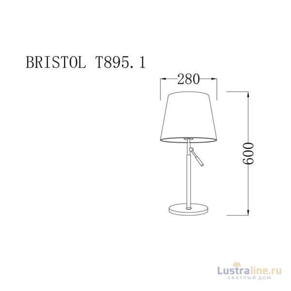Настольная лампа Lucia Tucci Bristol T895.1 Настольная лампа Lucia Tucci Bristol T895.1