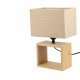 Настольная лампа Uniel UML-B401 E27 LIGHT GREY/WOOD UL-00010956