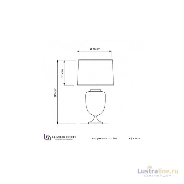 Настольная лампа Lumina Deco Olimpia LDT 304 F.GD+WT Настольная лампа Lumina Deco Olimpia LDT 304 F.GD+WT