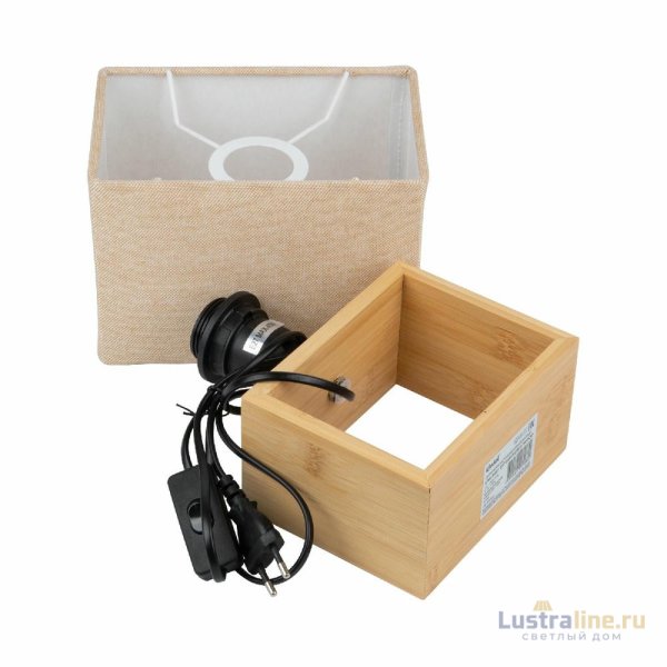 Настольная лампа Uniel UML-B401 E27 LIGHT GREY/WOOD UL-00010956 Настольная лампа Uniel UML-B401 E27 LIGHT GREY/WOOD UL-00010956