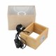 Настольная лампа Uniel UML-B401 E27 LIGHT GREY/WOOD UL-00010956