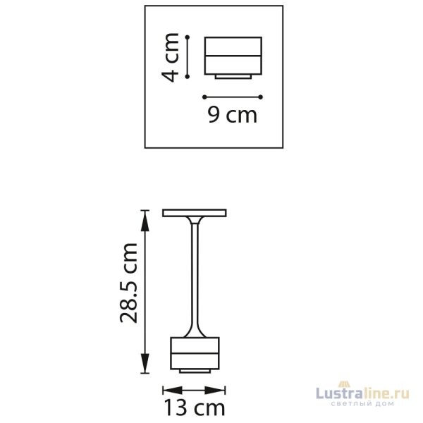 Настольная лампа Lightstar Alfa 745901 Настольная лампа Lightstar Alfa 745901