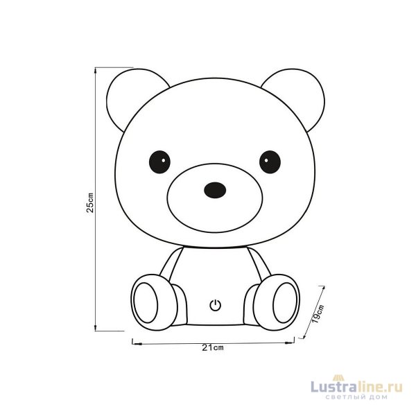 Настольная лампа Lucide Dodo Bear 71590/03/31