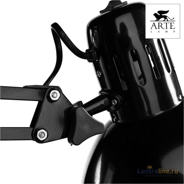 Настольная лампа Arte Lamp Senior A6068LT-1BK Настольная лампа Arte Lamp Senior A6068LT-1BK