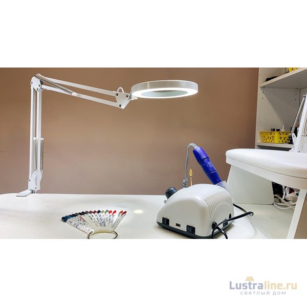 Настольная лампа Uniel TLD-568 White/Led/300Lm/2700-5500K/Dimmer/X5 UL-00007386 Настольная лампа Uniel TLD-568 White/Led/300Lm/2700-5500K/Dimmer/X5 UL-00007386