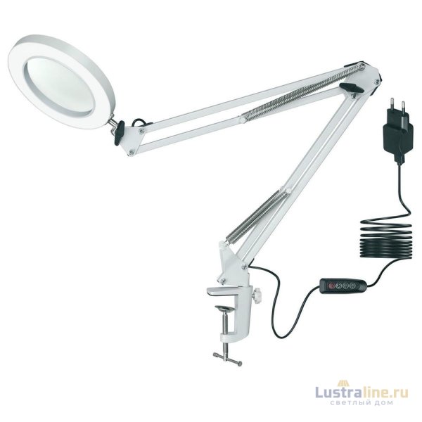 Настольная лампа Uniel TLD-568 White/Led/300Lm/2700-5500K/Dimmer/X5 UL-00007386 Настольная лампа Uniel TLD-568 White/Led/300Lm/2700-5500K/Dimmer/X5 UL-00007386