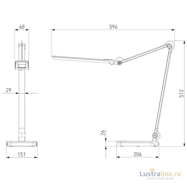 Настольная лампа Elektrostandard Great 4690389203411 TL70240 a065289