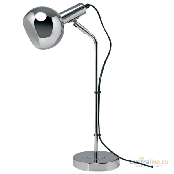 Настольная лампа Uniel UML-B702 E14 SILVER UL-00010159 Настольная лампа Uniel UML-B702 E14 SILVER UL-00010159