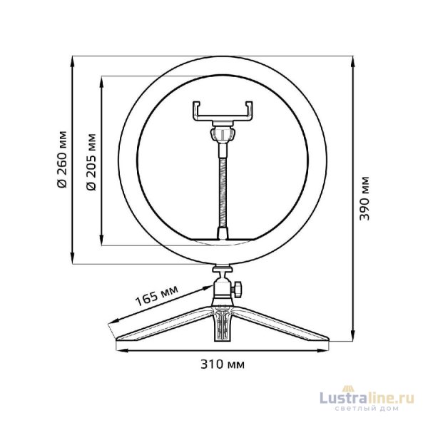 Настольная лампа Gauss Ring Light RL002