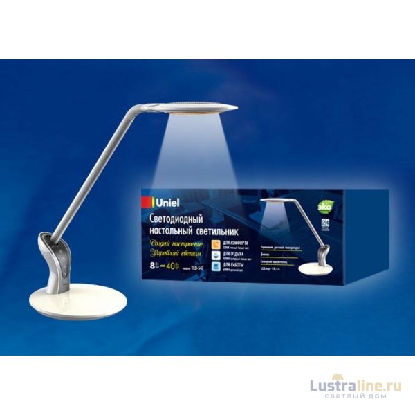 Настольная лампа (UL-00002231) Uniel TLD-545 Black-White/LED/350Lm/3500K Настольная лампа (UL-00002231) Uniel TLD-545 Black-White/LED/350Lm/3500K