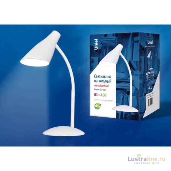 Настольная лампа (UL-00004463) Uniel TLD-561 White/LED/450Lm/4500K Настольная лампа (UL-00004463) Uniel TLD-561 White/LED/450Lm/4500K