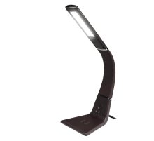 Настольная лампа (UL-00006473) Uniel TLD-565 Brown/LED/360Lm/3000-6000K/Dimmer/WR