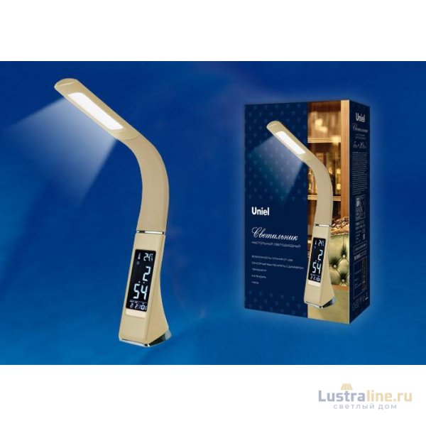 Настольная лампа (UL-00003303) Uniel TLD-542 Cream/LED/300Lm/5000K/Dimmer Настольная лампа (UL-00003303) Uniel TLD-542 Cream/LED/300Lm/5000K/Dimmer