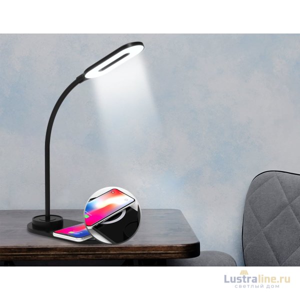 Настольная лампа с беспроводной зарядкой Ambrella Light Desk DE589 Настольная лампа с беспроводной зарядкой Ambrella Light Desk DE589