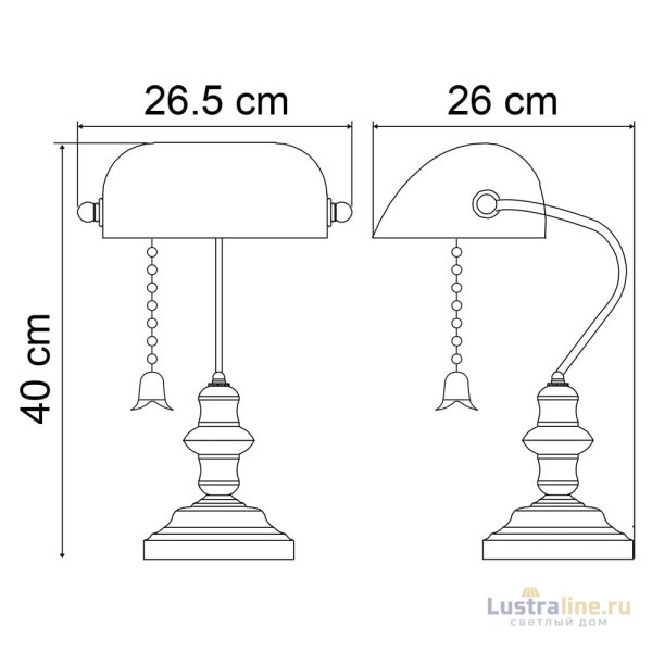 Настольная лампа Arte Lamp Banker A2492LT-1AB Настольная лампа Arte Lamp Banker A2492LT-1AB