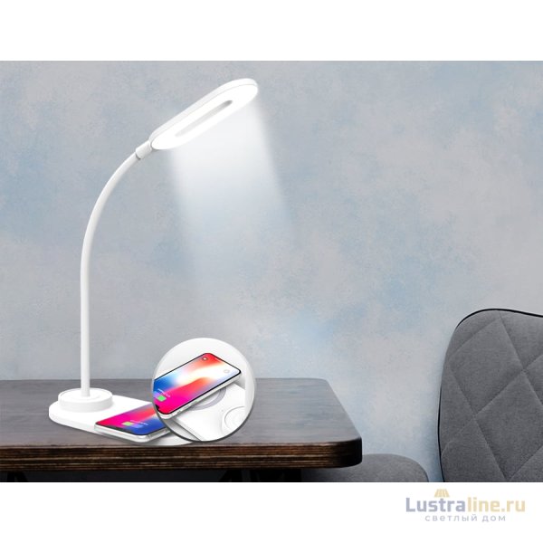 Настольная лампа с беспроводной зарядкой Ambrella Light Desk DE588 Настольная лампа с беспроводной зарядкой Ambrella Light Desk DE588