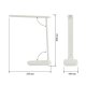 Настольная лампа Эра NLED-495-5W-W Б0051472