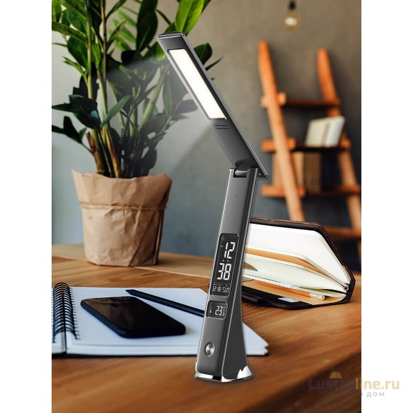 Настольная лампа (UL-00006770) Uniel TLD-567 Black/LED/300Lm/4500K/Dimmer Настольная лампа (UL-00006770) Uniel TLD-567 Black/LED/300Lm/4500K/Dimmer