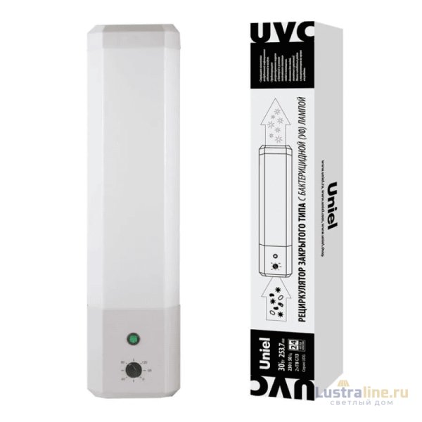 Ультрафиолетовый бактерицидный рециркулятор Uniel UDG-M62T UVCB/TM White UL-00007717 Ультрафиолетовый бактерицидный рециркулятор Uniel UDG-M62T UVCB/TM White UL-00007717