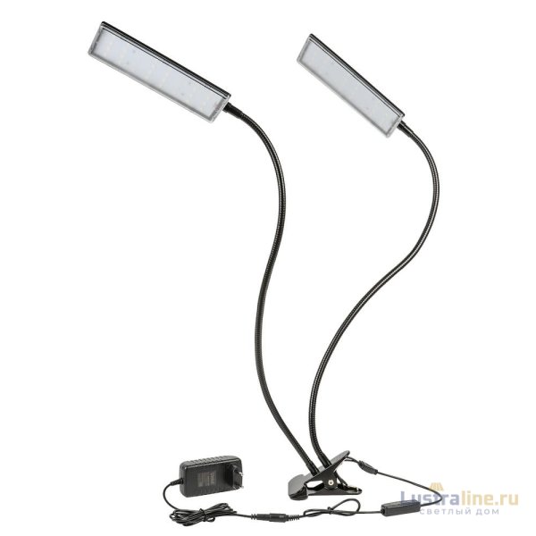 Светодиодный светильник для растений Uniel ULT-P37-24W/SPFB/TM/60 IP40 BLACK TWIN UL-00010378 Светодиодный светильник для растений Uniel ULT-P37-24W/SPFB/TM/60 IP40 BLACK TWIN UL-00010378
