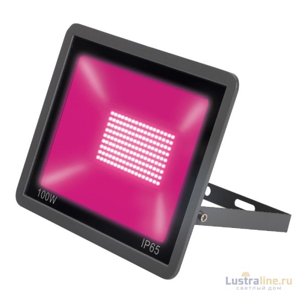 Прожектор для растений Uniel ULF-P42-100W/SPBR IP65 180-260V BLACK картон UL-00010385 Прожектор для растений Uniel ULF-P42-100W/SPBR IP65 180-260V BLACK картон UL-00010385
