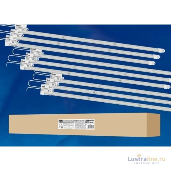 Светодиодный светильник для растений (UL-00003853) Uniel ULY-P91-20W/SPFR/K IP65 AC220V Clear KIT09 Светодиодный светильник для растений (UL-00003853) Uniel ULY-P91-20W/SPFR/K IP65 AC220V Clear KIT09