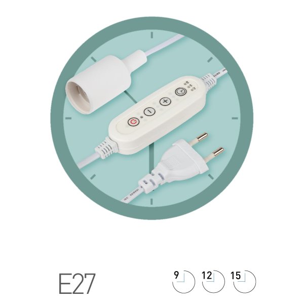 Светильник для растений Эра FITO-Time Holder E27 3 м Б0064279