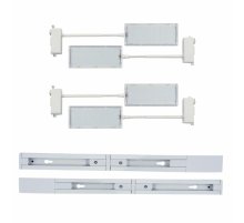Трековый прожектор для растений (4 шт.) Uniel ULB-P37-12W/SPFR/K WHITE 3М SET42 UL-00012710