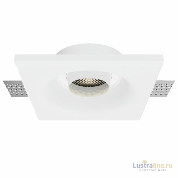 Встраиваемый светильник Maytoni Gyps Modern DL006-GU10-RD-W
