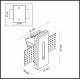 Подсветка для лестниц и ступеней Odeon Light Gips 7082/3WL
