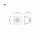 Встраиваемый светильник Arlight CL-KARDAN-S102x102-9W Day 024122