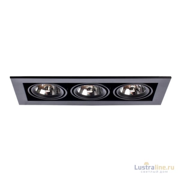 Встраиваемый светильник Arte Lamp Technika A5930PL-3BK Встраиваемый светильник Arte Lamp Technika A5930PL-3BK