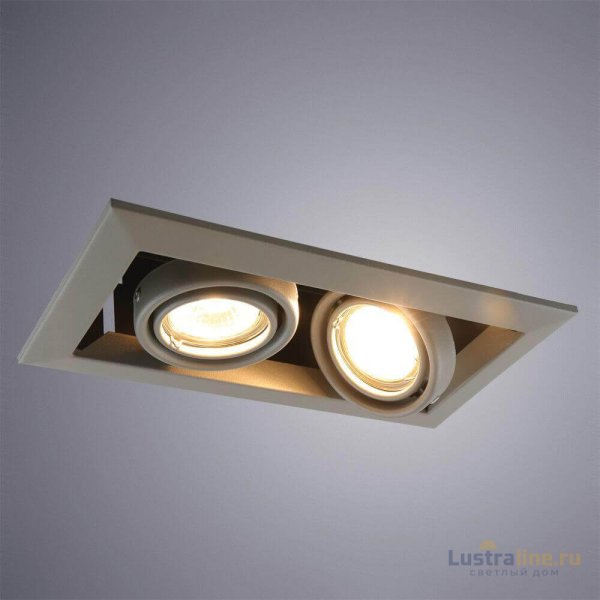 Встраиваемый светильник Arte Lamp Cardani Piccolo A5941PL-2GY Встраиваемый светильник Arte Lamp Cardani Piccolo A5941PL-2GY