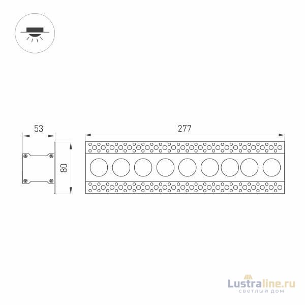 Встраиваемый светодиодный светильник Arlight MS-Orient-Built-Trimless-TC-S38x277-20W Day3000 031926 Встраиваемый светодиодный светильник Arlight MS-Orient-Built-Trimless-TC-S38x277-20W Day3000 031926