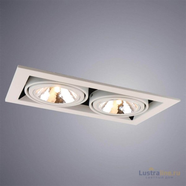 Встраиваемый светильник Arte Lamp Cardani Semplice A5949PL-2WH Встраиваемый светильник Arte Lamp Cardani Semplice A5949PL-2WH
