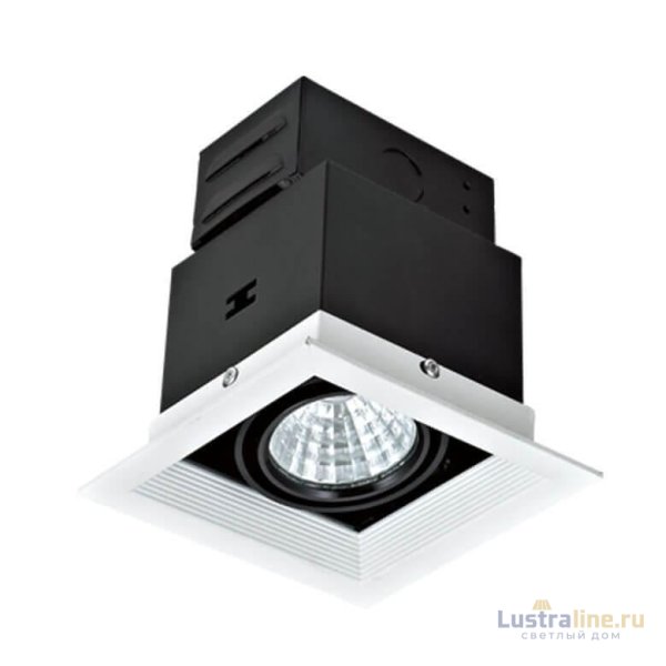 Встраиваемый светодиодный светильник Lucia Tucci Opzione 535.1-5W-WT/BK Встраиваемый светодиодный светильник Lucia Tucci Opzione 535.1-5W-WT/BK