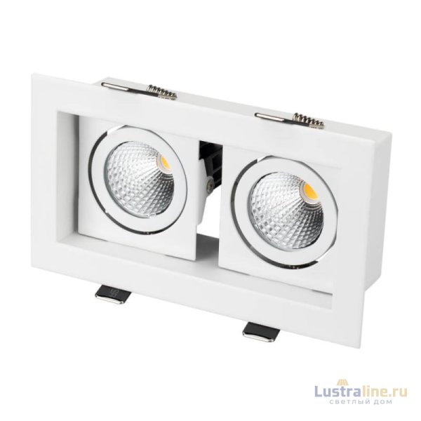 Встраиваемый светильник Arlight CL-KARDAN-S180x102-2x9W Day 024138 Встраиваемый светильник Arlight CL-KARDAN-S180x102-2x9W Day 024138
