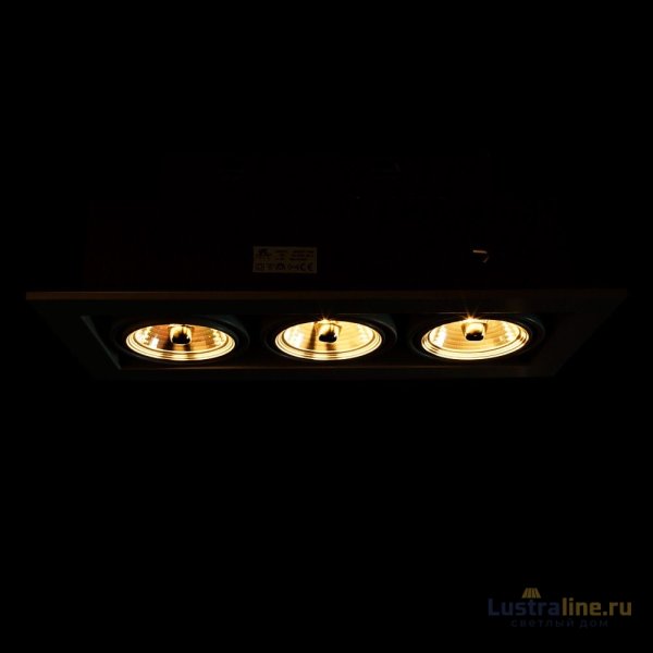 Встраиваемый светильник Arte Lamp Technika A5930PL-3WH