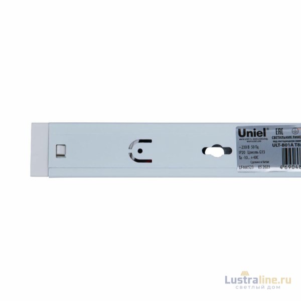 Линейный светильник Uniel ULT-B01A T8x1/L60 WHITE UL-00011255