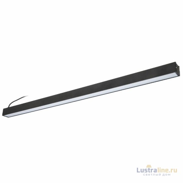 Линейный подвесной светильник Uniel ULO-K10D 52W/4000K/L125 IP65 BLACK UL-00012024